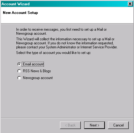 mozilla mail POP screenshot